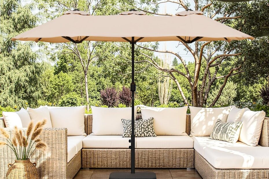 Stay Shaded in Style: Vongrasig 13FT Patio Umbrella Review