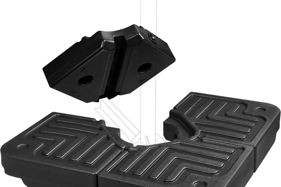 Sturdy and Stylish: Review of the FRUITEAM 4-Piece Heavy-Duty Umbrella Stand