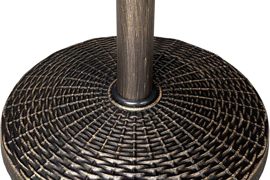 Sturdy and Stylish: Review of the US Weight Cast Stone Umbrella Base