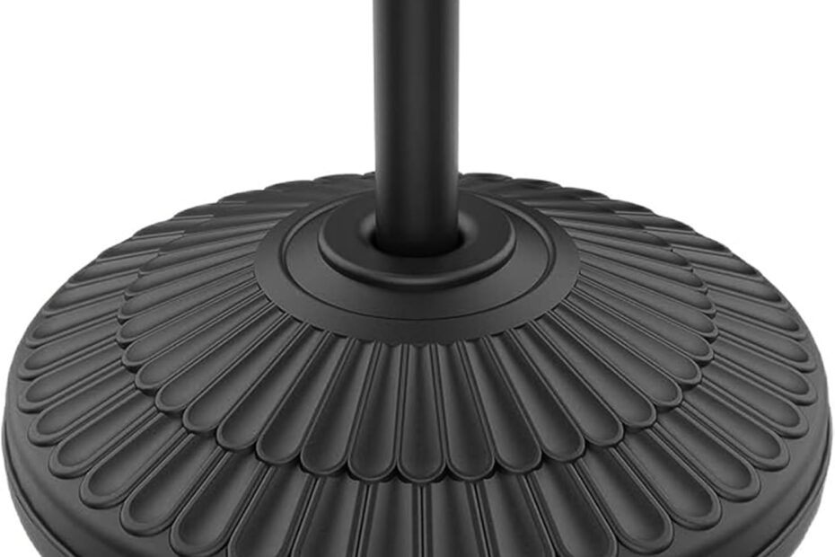 Sturdy Shade: A Review of the wikiwiki 80 Lbs Round Weighted Patio Umbrella Base