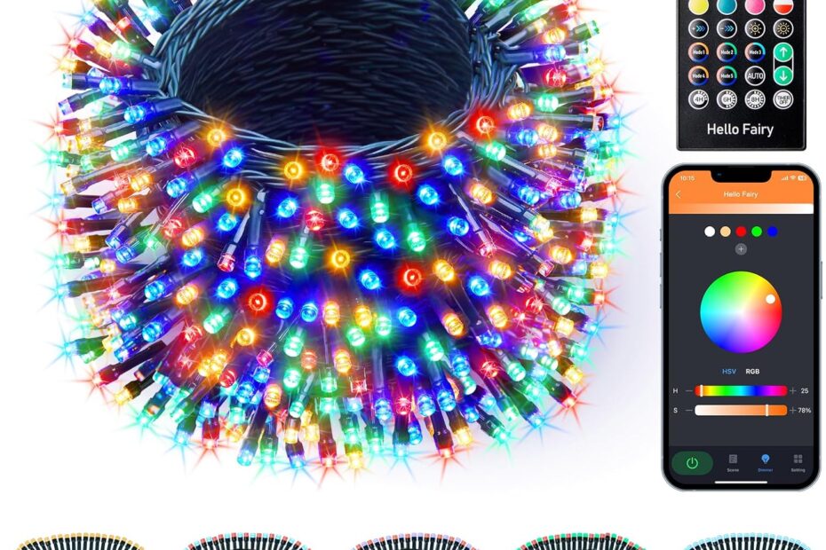 Transform Your Holidays with Minetom Color-Changing Christmas Lights: A Smart App-Controlled Decor Experience!
