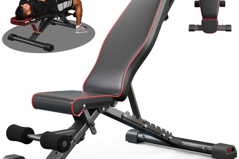 Transform Your Home Gym with YOLEO's 880LB Adjustable Weight Bench