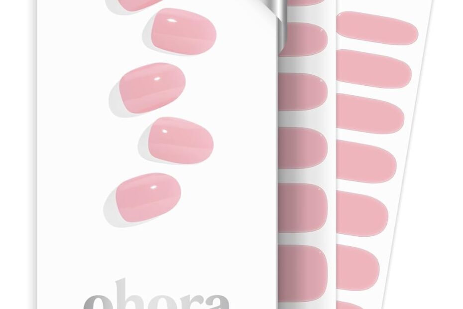 Transform Your Nail Game: Review of ohora Semi Cured Gel Nail Strips in N Cream Pink