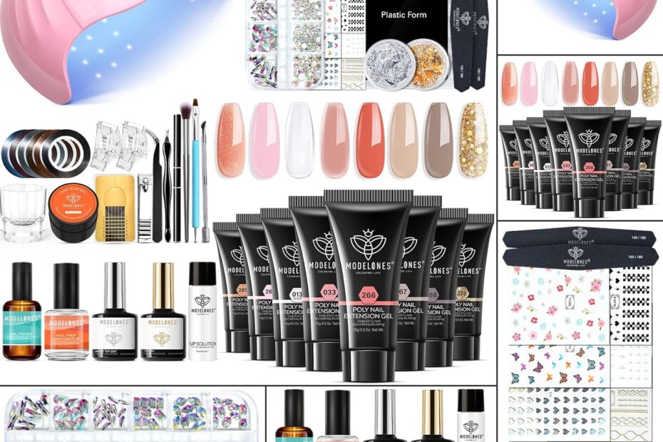 Transform Your Nails: The Ultimate Modelones Poly Nail Gel Kit Review!