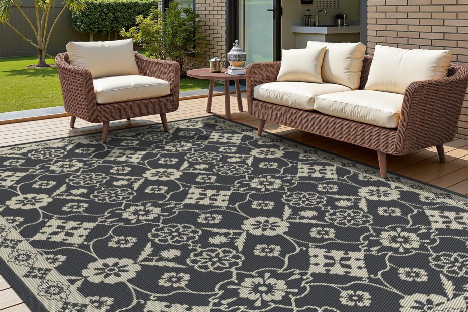 Transform Your Outdoor Space: COCOER Floral Reversible Rug Review
