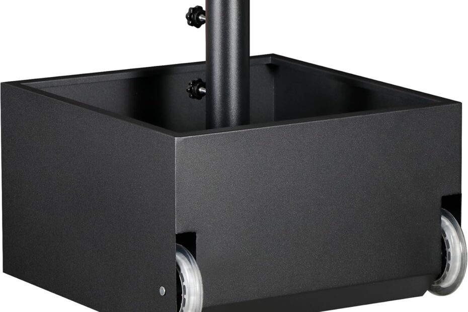 Transform Your Outdoor Space: Review of the Heavy Duty Patio Umbrella Base with Wheels