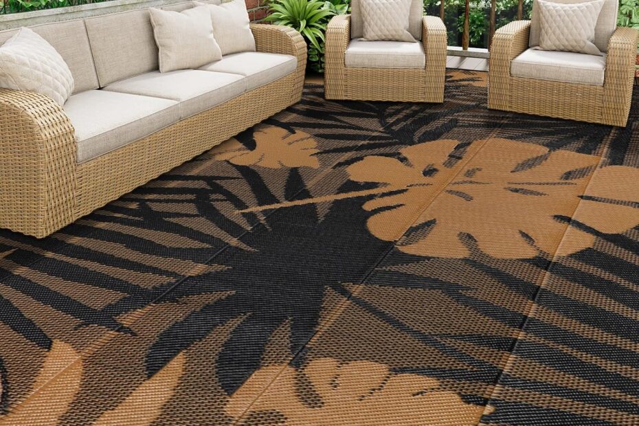 Transform Your Outdoors: Must-Read Review of Homcomoda 8’x10’ Waterproof Patio Rugs!