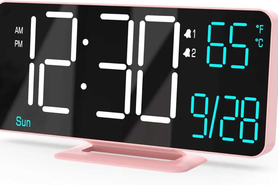 Transform Your Sleep Routine: The KOSUMOSU 6.7in Digital Alarm Clock Review