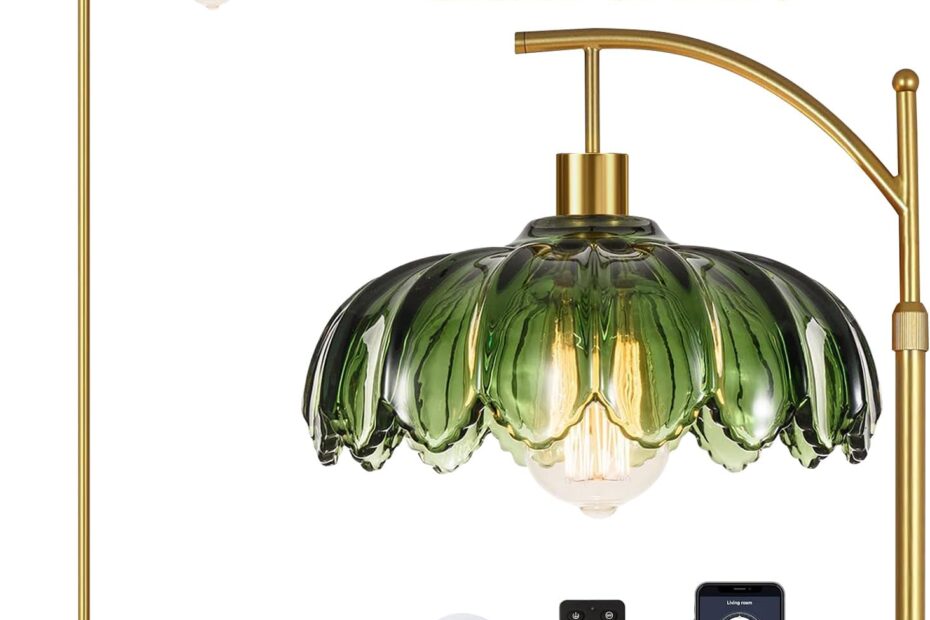 Transform Your Space: A Review of the Gold Dimmable Glass Floor Lamp