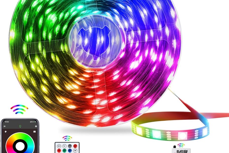 Transform Your Space: QZYL 25FT RGB LED Strip Lights Review