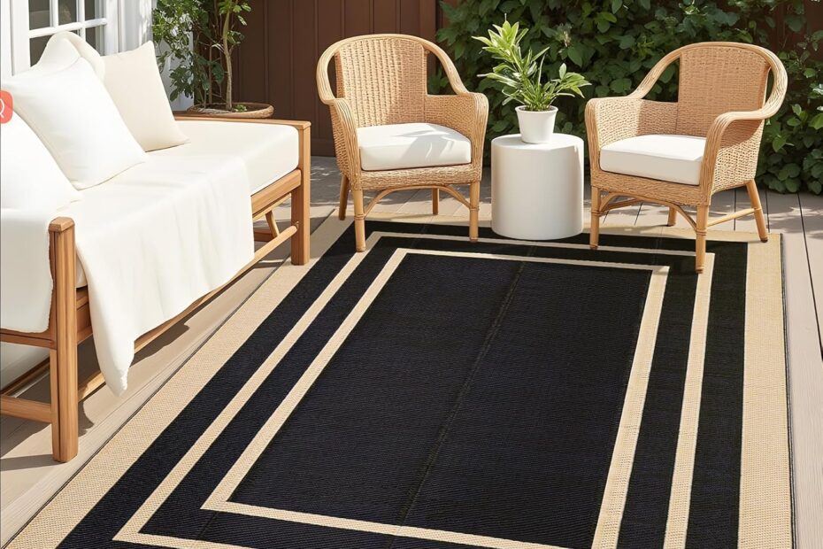 Transform Your Space: Review of the OLANLY 5x8 ft Waterproof Outdoor Rug