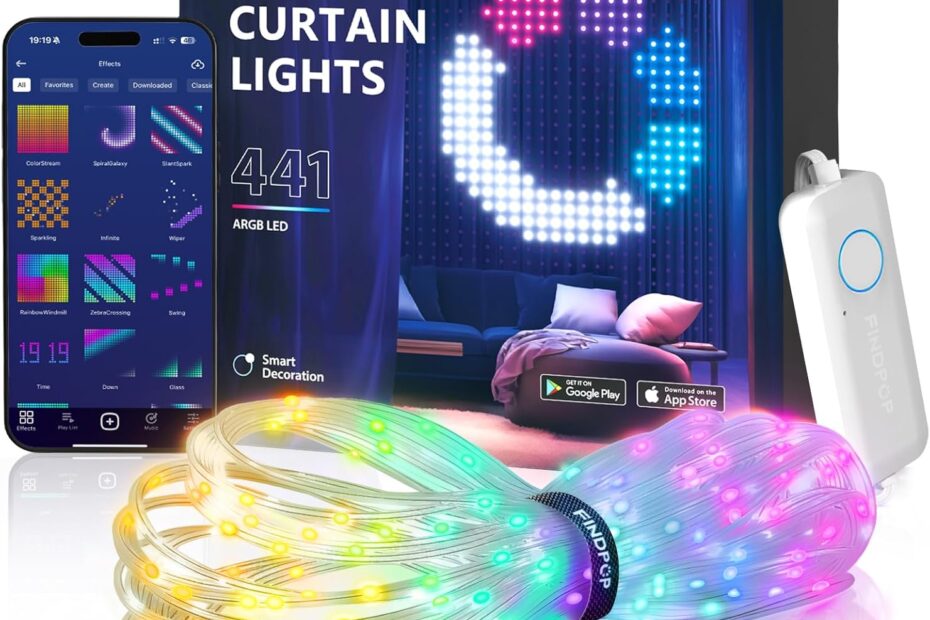 Transform Your Space with AI Smart Curtain Lights: The Ultimate Mood Setter for Any Occasion!