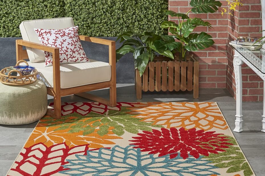 Transform Your Space with the Nourison Aloha Indoor/Outdoor Area Rug: A Tropical Touch for Any Room!