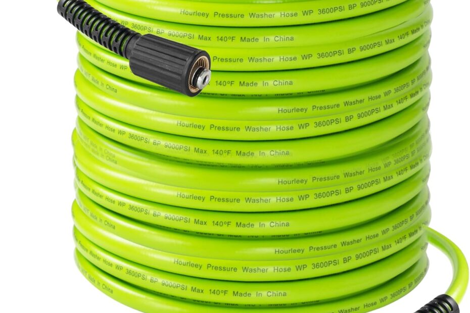 Unleash Clean: Hourleey 50 FT Pressure Washer Hose Review