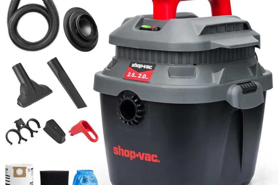 Unleash Clean with the Shop-Vac 2.5 Gallon Wet Dry Vacuum: A Compact Powerhouse for Home and Garage!