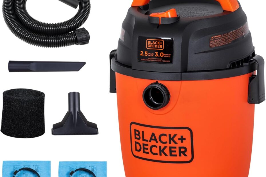 Unleash Cleanliness: Review of the BLACK+DECKER 2.5 Gallon Mini Shop Vac