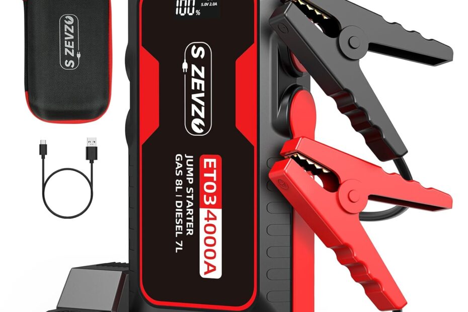 Unleash Power Anywhere: The Ultimate Review of the S ZEVZO ET03 4000A Car Jump Starter