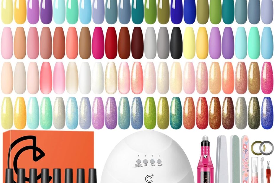 Unleash Your Creativity: COSCELIA 53ps Gel Nail Polish Kit Review!