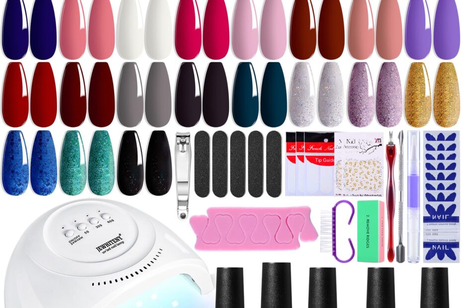 Unleash Your Creativity: JEWHITENY 27 Colors Nail Polish Kit Review