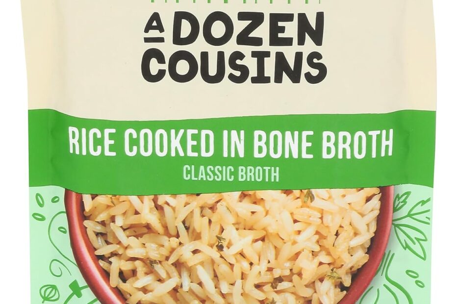 Unlock Flavor: A DOZEN COUSINS Classic Chicken Bone Broth Rice Review