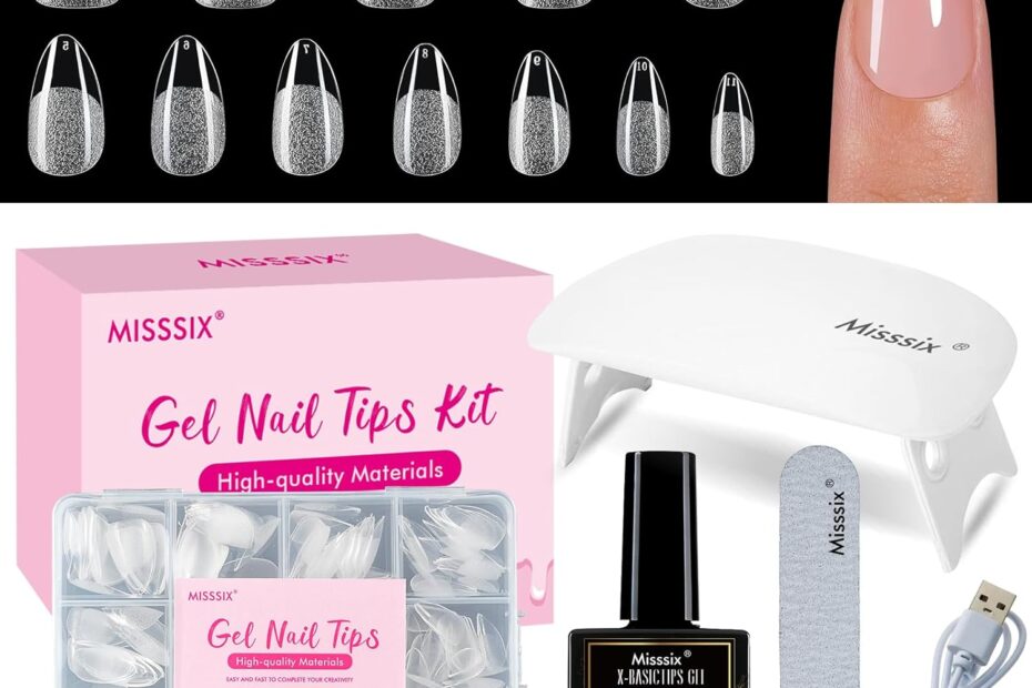 Unlock Salon-Quality Nails at Home: Misssix Short Almond Gel Nail Tips Kit Review