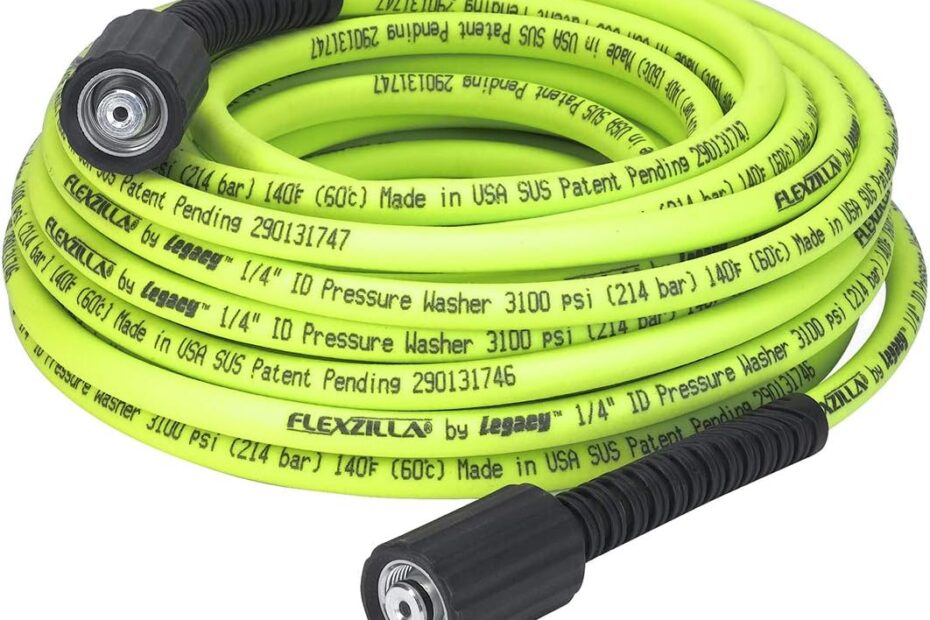 Upgrade Your Cleaning Game: Flexzilla 50 ft Pressure Washer Hose Review