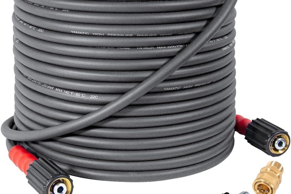 Upgrade Your Pressure Washing: YAMATIC's 50FT Kink-Resistant Hose Review