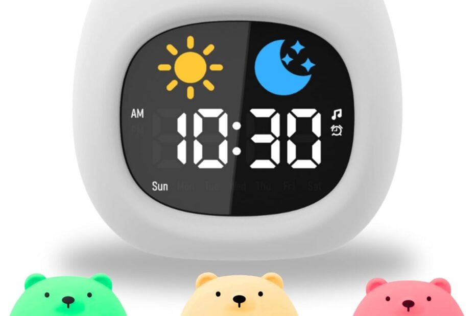 Wake Up Happy: The Ultimate Kids Alarm Clock for Sleep Training!