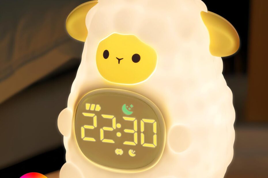Wake Up Happy: The Ultimate Sleep Companion Sheep Alarm Clock for Kids!