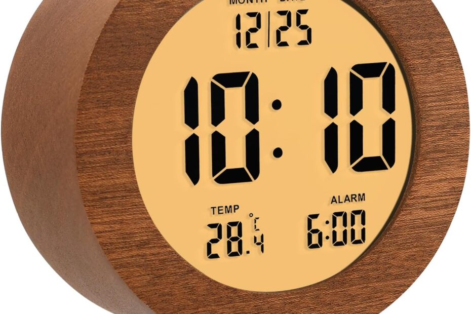Wake Up in Style: A Review of the Plumeet Wooden Digital Alarm Clock