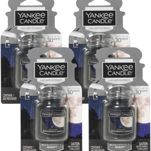 Elevate Your Drive: Review of Yankee Candle Midsummer's Night Car Air Fresheners