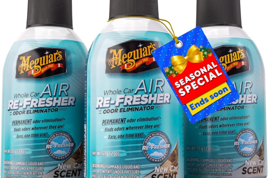 Revitalize Your Ride: Meguiar's Air Re-Fresher Review - Banish Odors & Embrace the New Car Scent!