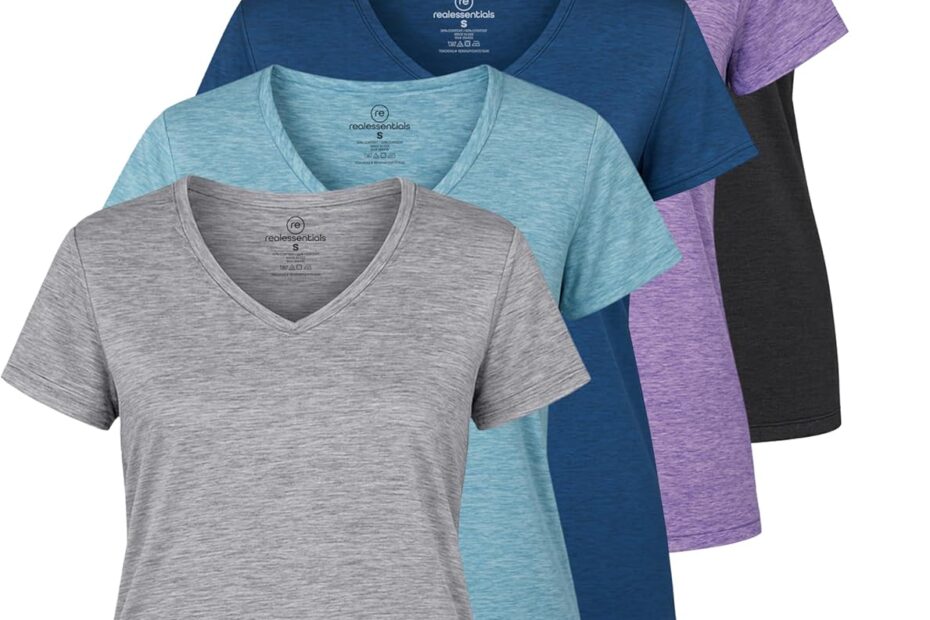 Stay Fit and Fabulous: Real Essentials 5 Pack Women's Dry Fit Workout Tops Review